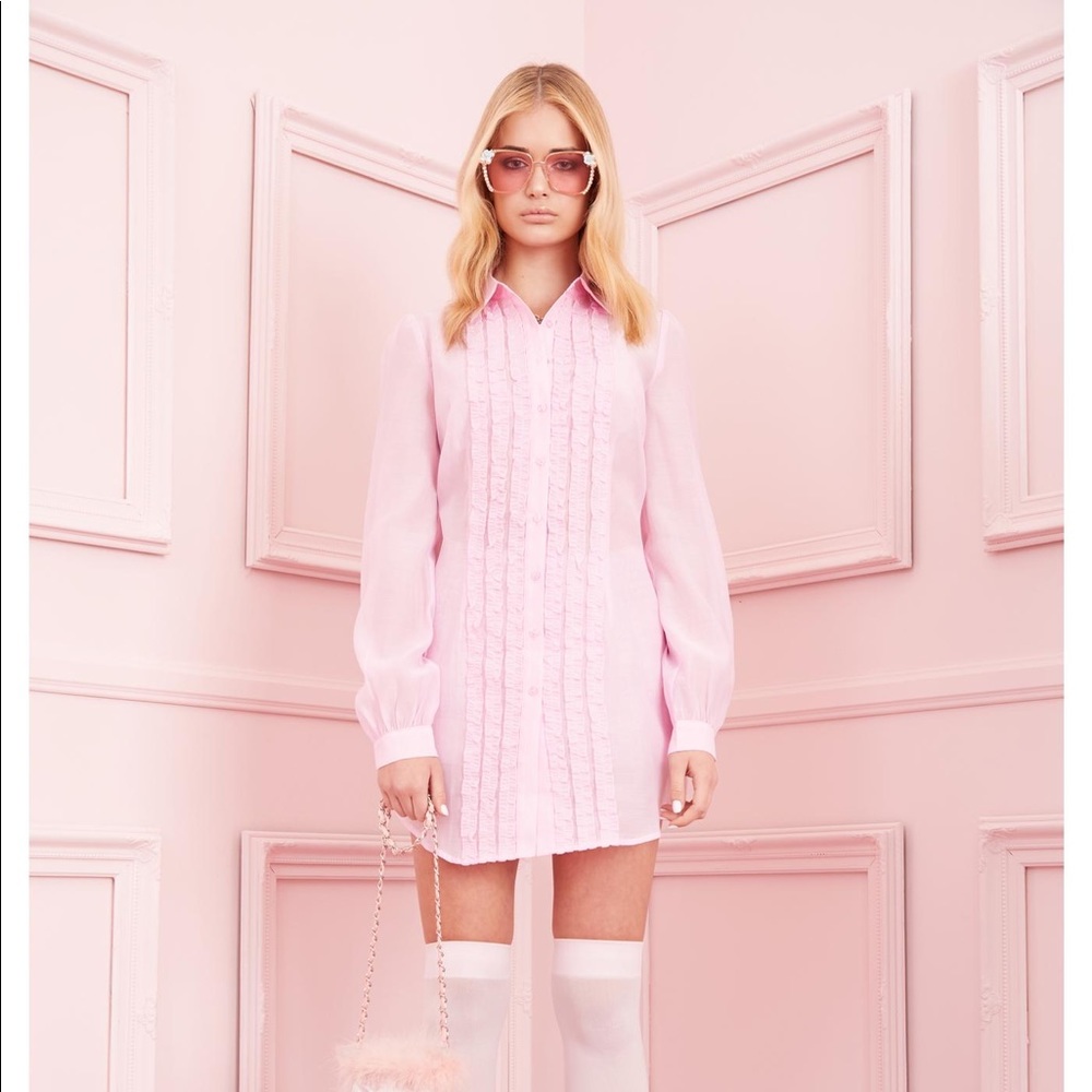 💓Sold💓 NWT Sugar Thrillz Petty In Pink Shirt